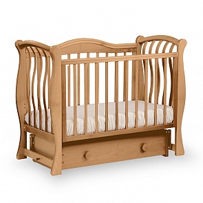 Кровать детская Лель БИ 08.2 Маргаритка маятник поперечный, натуральный (Лель, LIEL-БИ 08.2_натуральный)